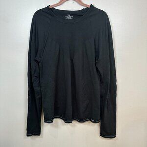 Patagonia Capilene Cool Lightweight Fast Drying Long Sleeve Shirt Top Black XL